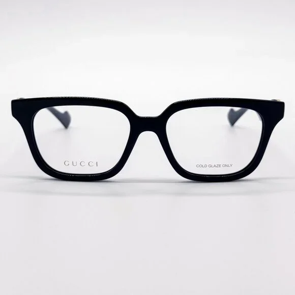 NEW GUCCI GG1536O 011 EYEGLASSES UNISEX BLUE EYEWEAR